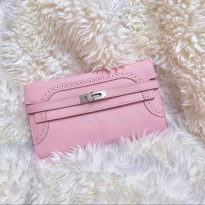[[[SOLD]]]Hermes 🌸 Rose Sakura 🌸 Kelly wallet